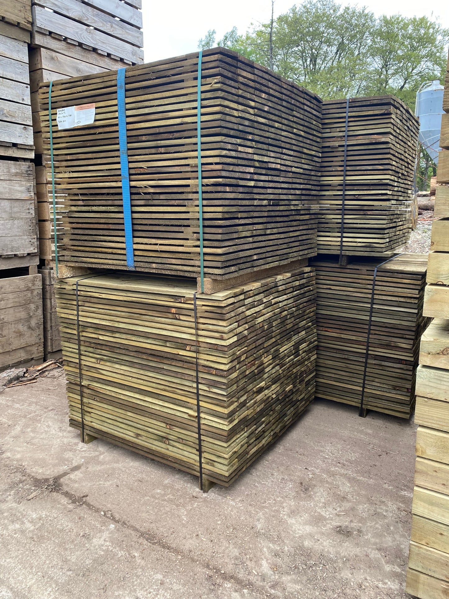 Green Treated 25mm x 150mm Boards